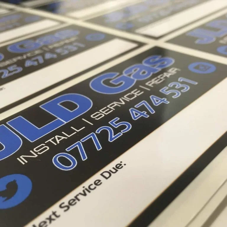 JLD Gas Service Stickers