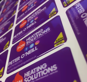 PON Heating domed stickers