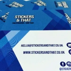 Business cards from StickersAndThat