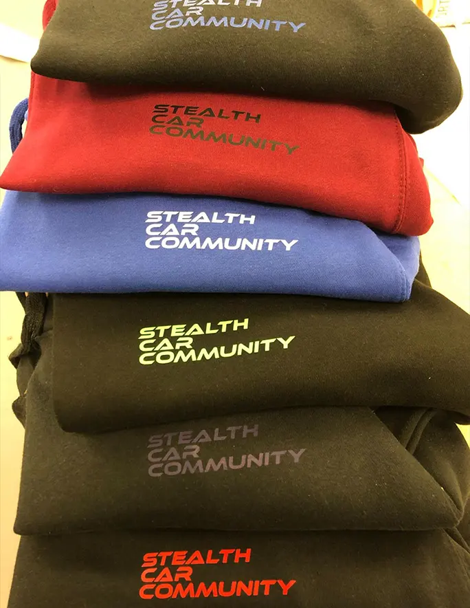 Hoodies with Community Logos Printed