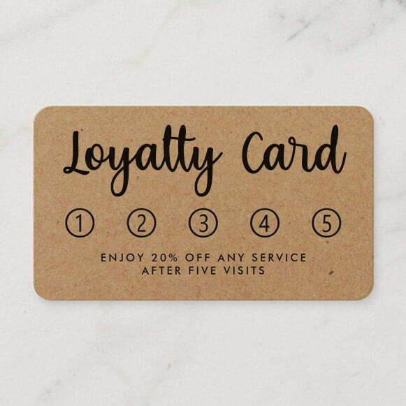 Custom Made Loyalty Cards