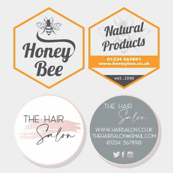 Custom Shaped Business Cards by Stickers and That