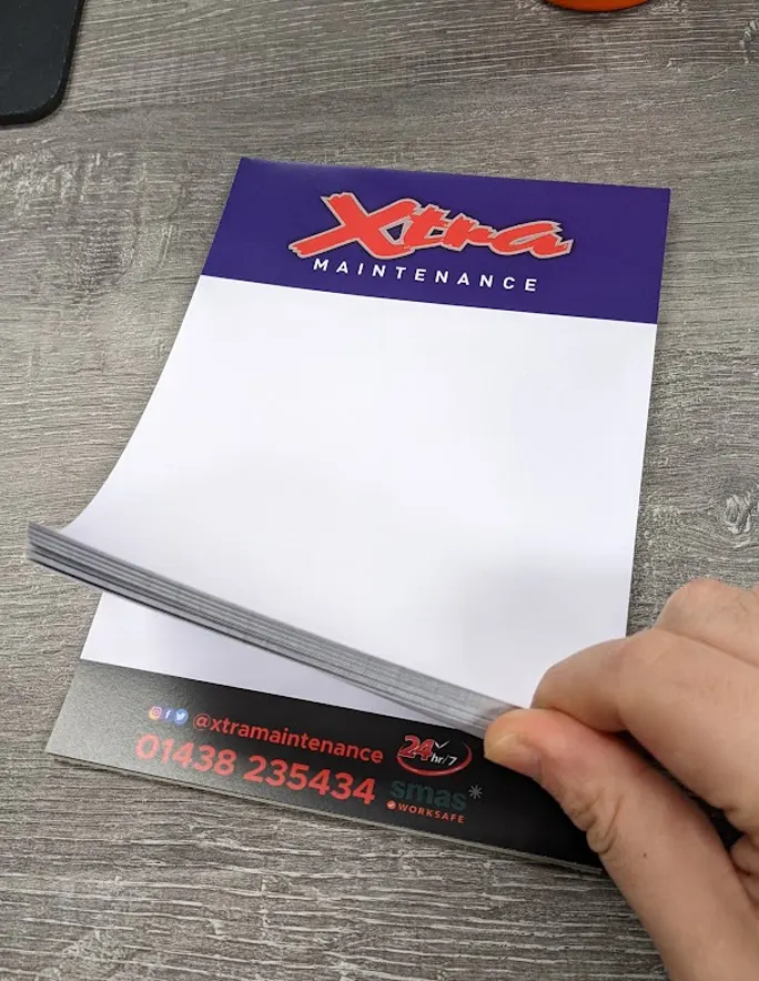 custom printed notepads