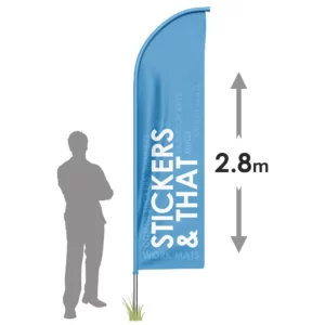 Buy small feather flag custom printed