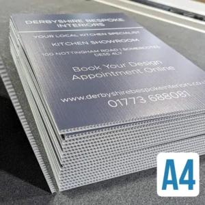 A4 Plastic Fluted Signs