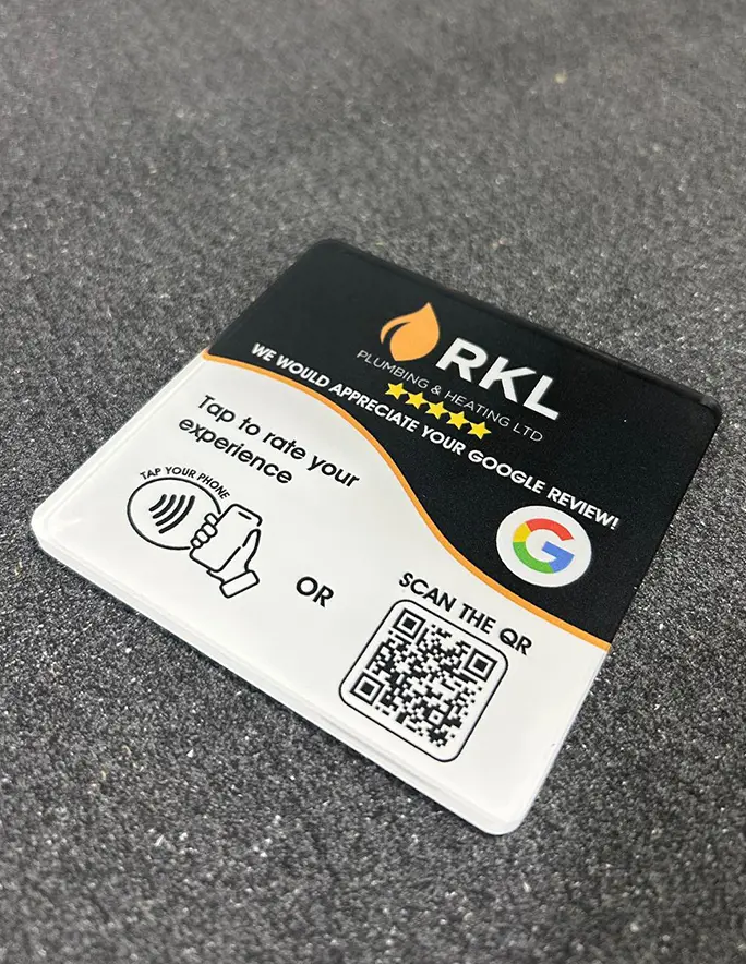 google review plaque example